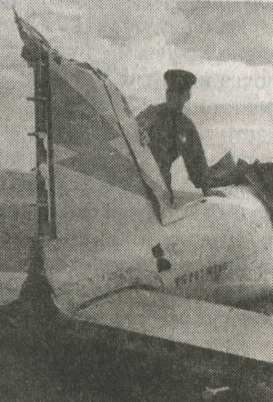 Обломки сбитого над территорией Монголии японского истребителя Кі-27