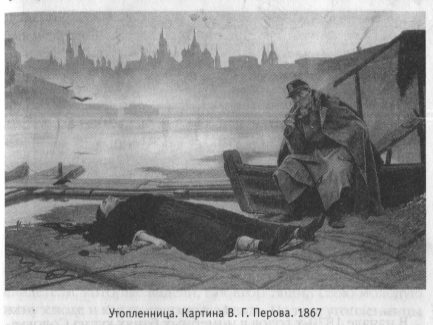 Утопленница. Картина В. Г. Перова. 1867