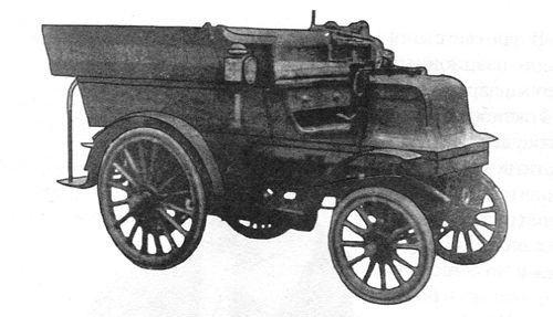 Восьмиместная линейка. На таких автомобилях в 1896 г. впервые в России было организовано регулярное пассажирское сообщение между Ялтой и Симферополем