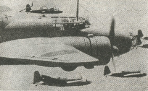 Японские бомбардировщики Кі-21, нанесшие удар по советским аэродромам 27 июня 1939 г.