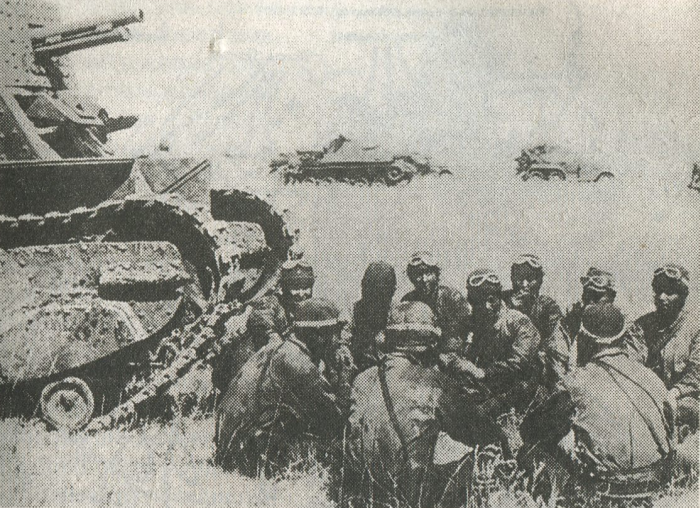 Японские танкисты на Халхин-Голе