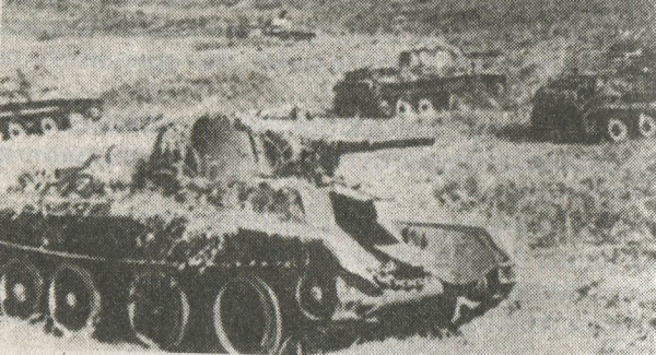 Танки 11-й танковой бригады на Халхин-Голе