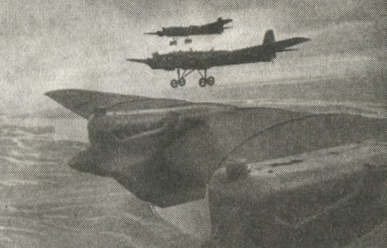 ТБ-3 в полете