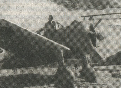 Истребитель Кі-27 перед боевым вылетом 143