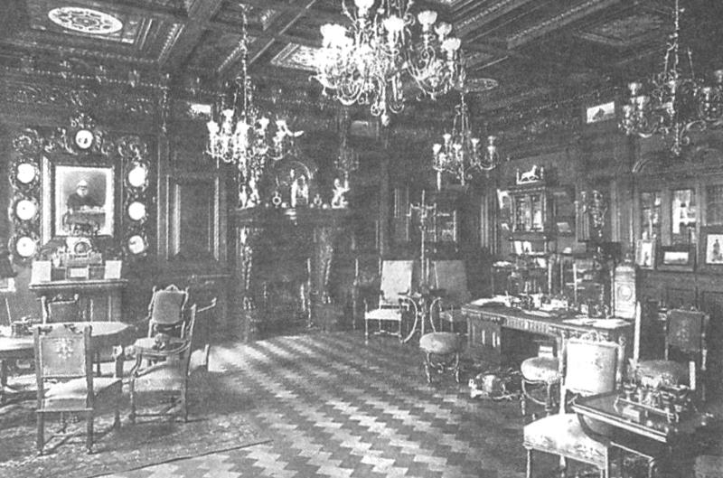 Кабинет купца I гильдии Г.Г. Елисеева. Фото начала 1900-х гг.