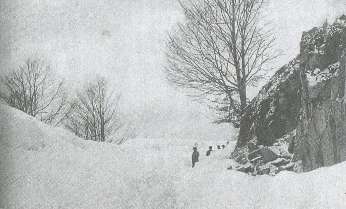 Кубанцы на строительстве шоссе Корбевац-Босильград, зима 1922/23 г.