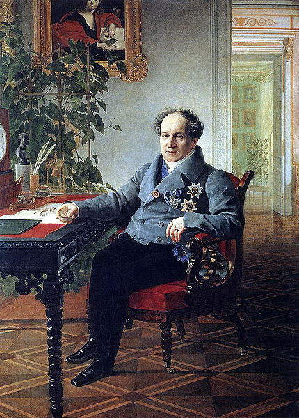 Карл Брюллов . Портрет члена Государственного совета кн. А. Н. Голицына. 1840