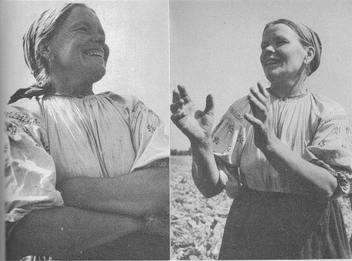 Украина 1947. Крестьянка и ее диалог с Капой