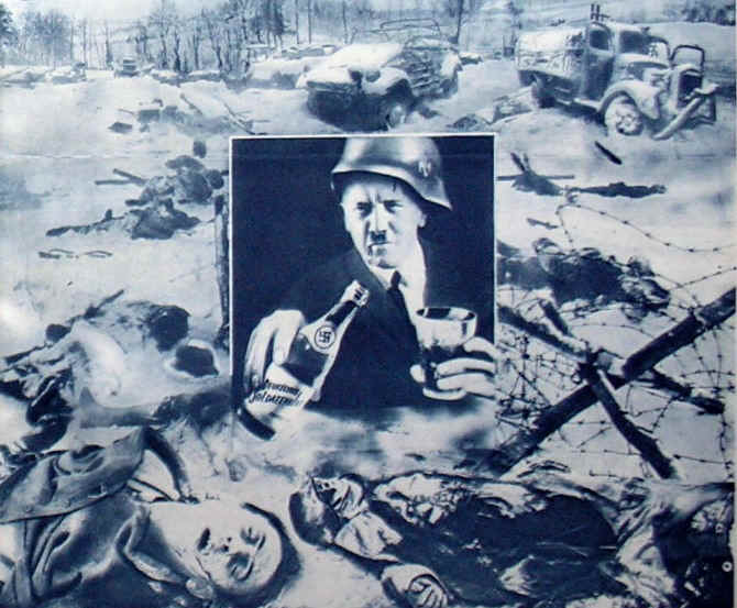 Советская пропаганда времён ВОВ. Фронтовые иллюстрации для немецких солдат