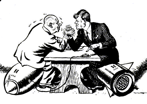 Армрестлинг – британская карикатура, 29 октября 1962 года