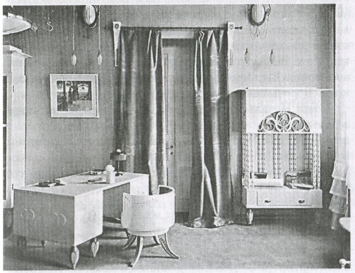 Комната барышни. Фото начала XX века