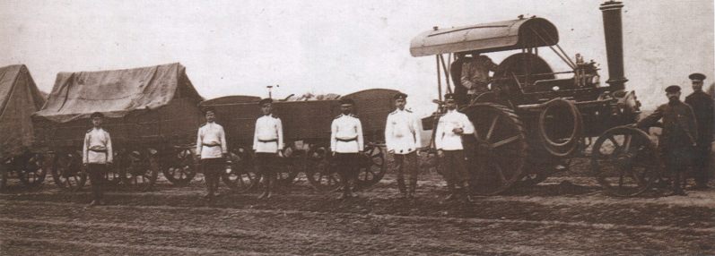 Сухопутный пароход в русской армии в начале XX века