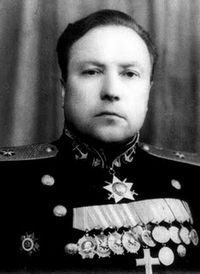 Контр-адмирал Н.О. Абрамов
