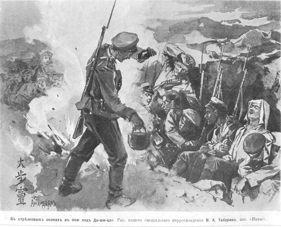 Русско-японская война 1904-1905 г.г. В стрелковых окопах в бою под Да-ши-цао