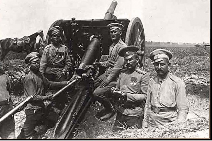 Артиллеристы 136-го пехотного таганрожского полка, Первая мировая война