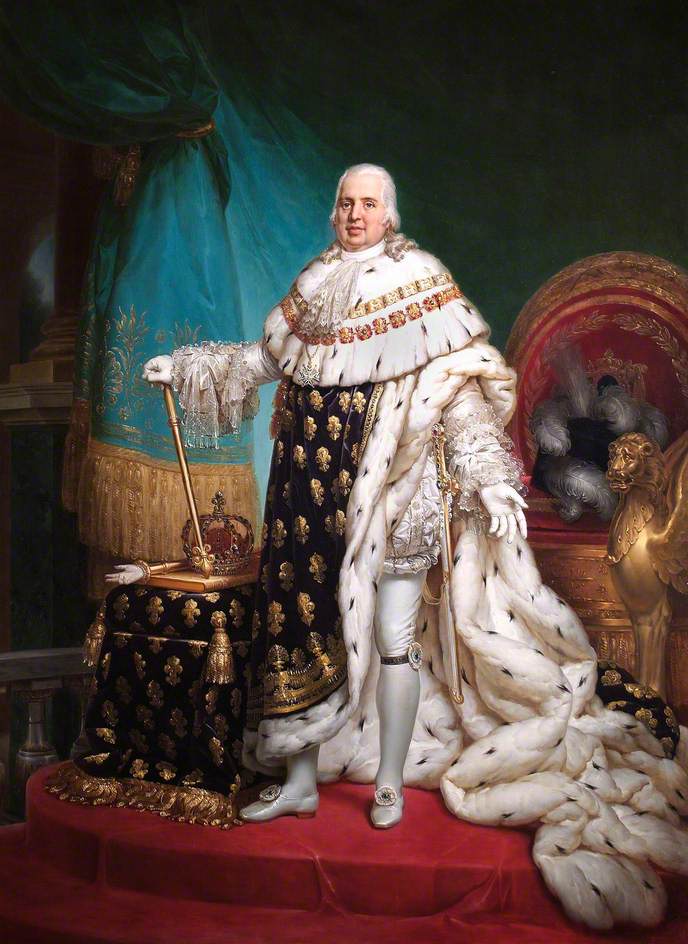 Людовик XVIII, король Франции в 1814-1824