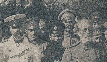 справа - Владимир Федорович Плюцинский, слева - нижегородский губернатор  Алексей Фёдорович Гирс