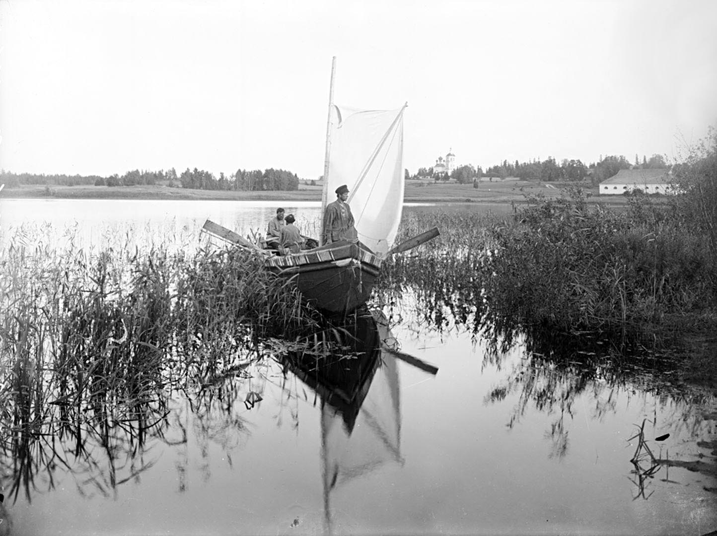 43Вид озера Селигер и Мирковского погоста. 1903 г. Тверская губерния